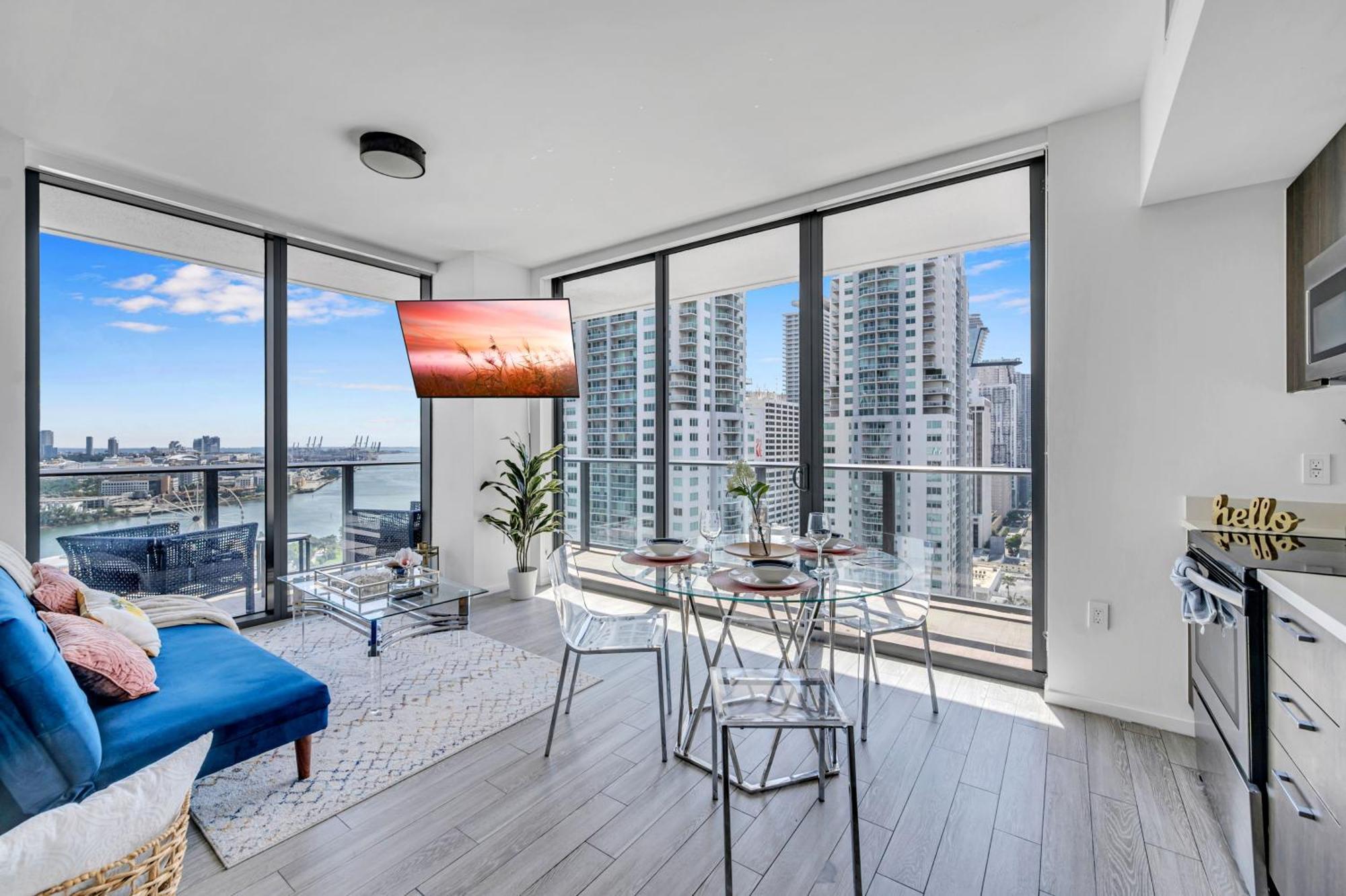 Mesmerizing Views Corner Condo ميامي المظهر الخارجي الصورة